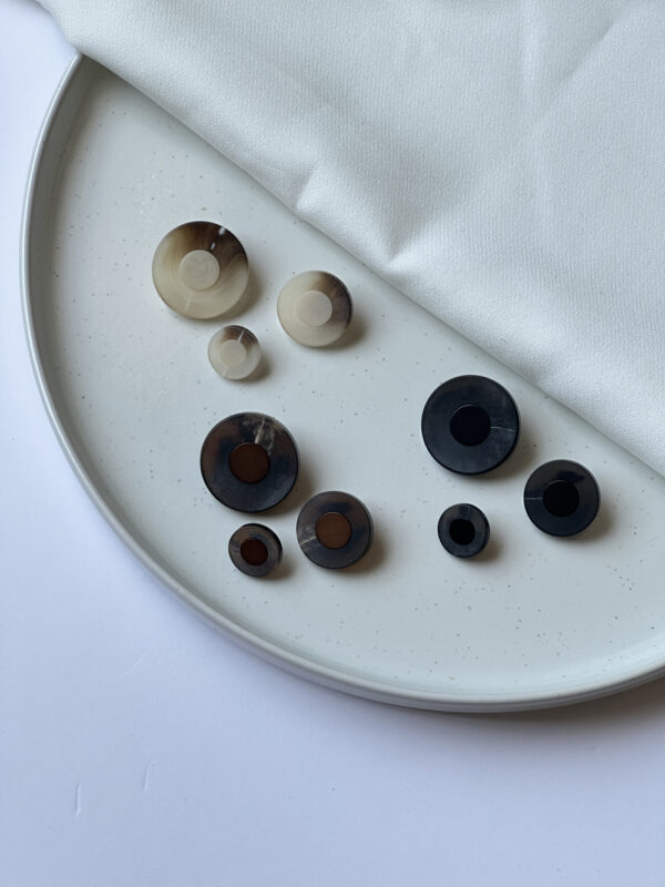 Dual-Tone Chic Button Collection