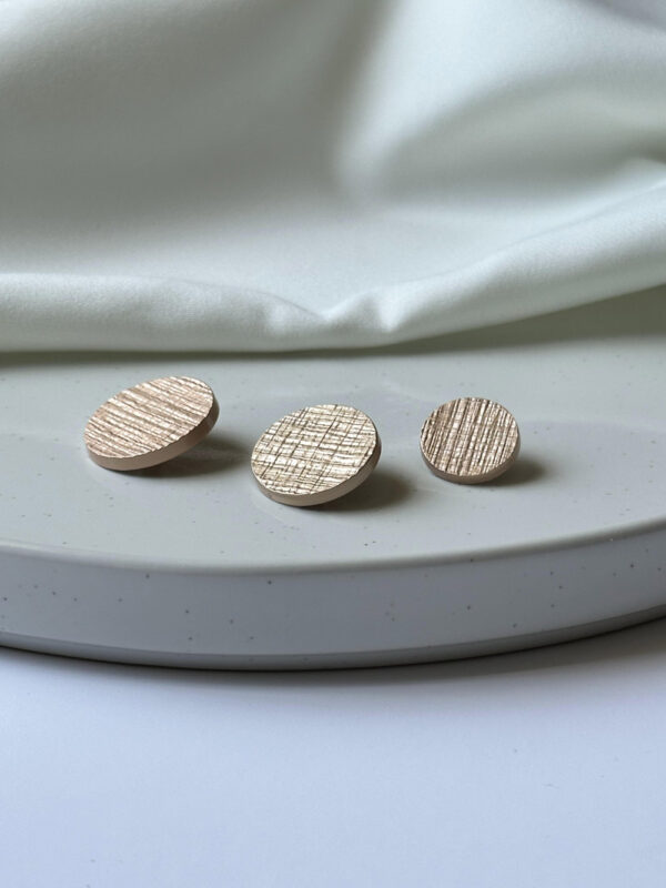 Textured Metalcraft Buttons