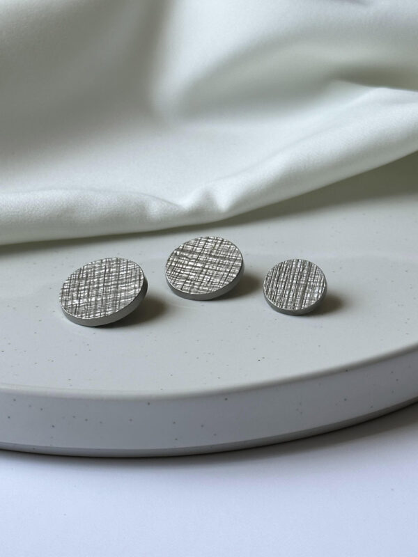 Textured Metalcraft Buttons