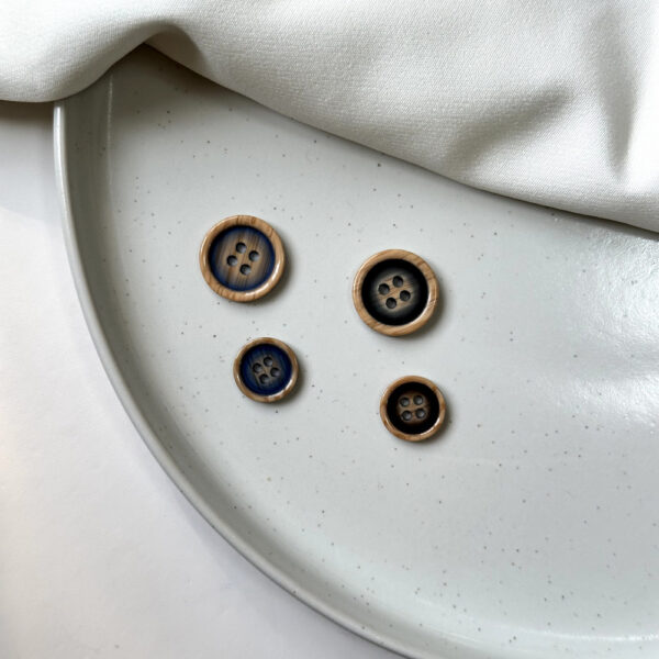 Woodgrain Glow Buttons
