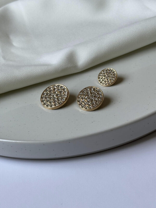 Bling Rhinestone Button for Coats