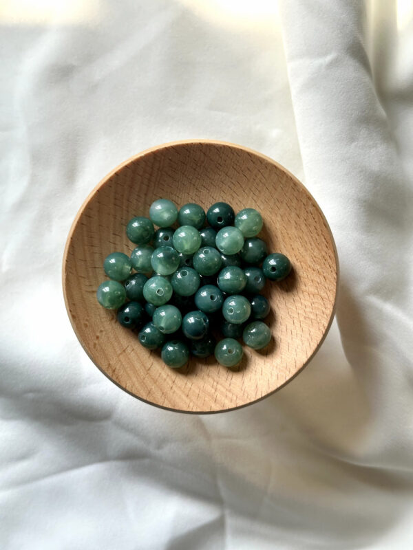 Evergreen Aura Gem Beads