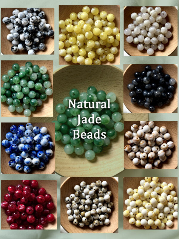 Evergreen Aura Gem Beads