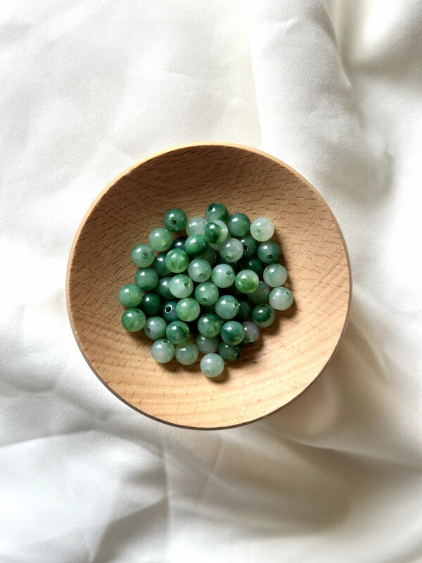 Evergreen Aura Gem Beads