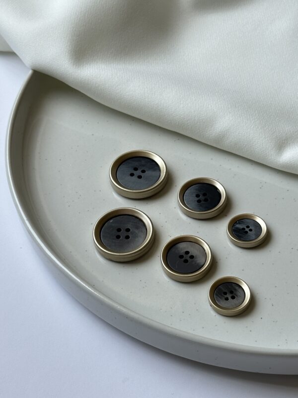 Luxury Rimmed Button Collection