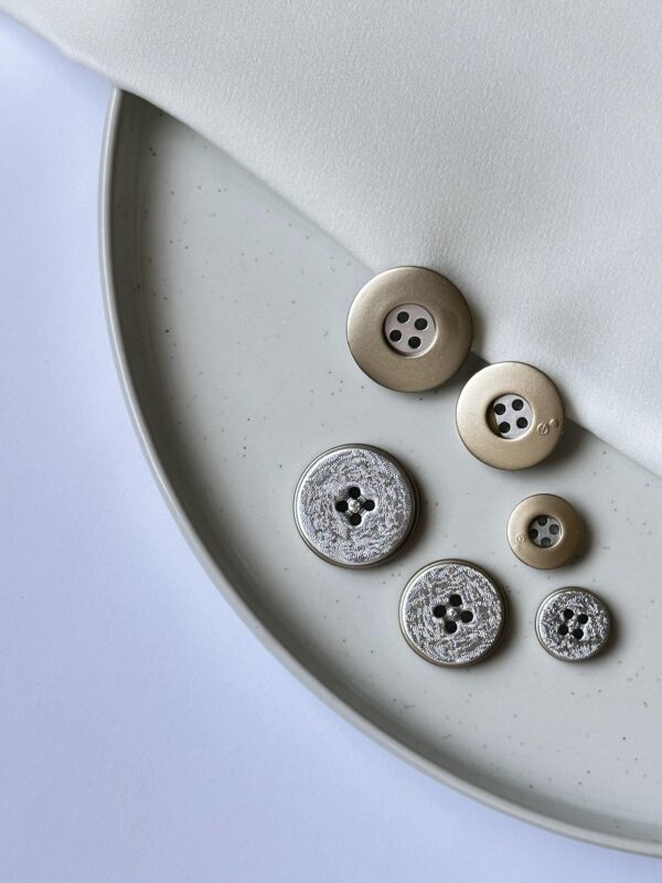 Embroidered Elegance Button Collection