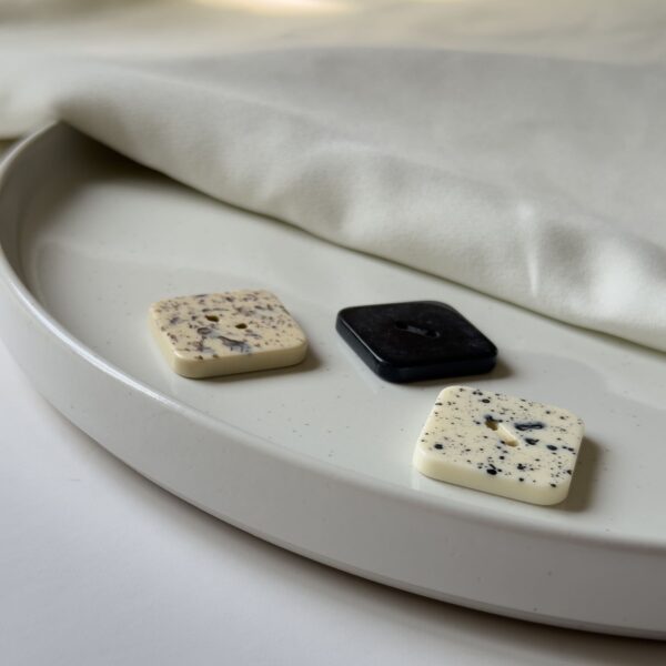 Marble Fleck Square Buttons