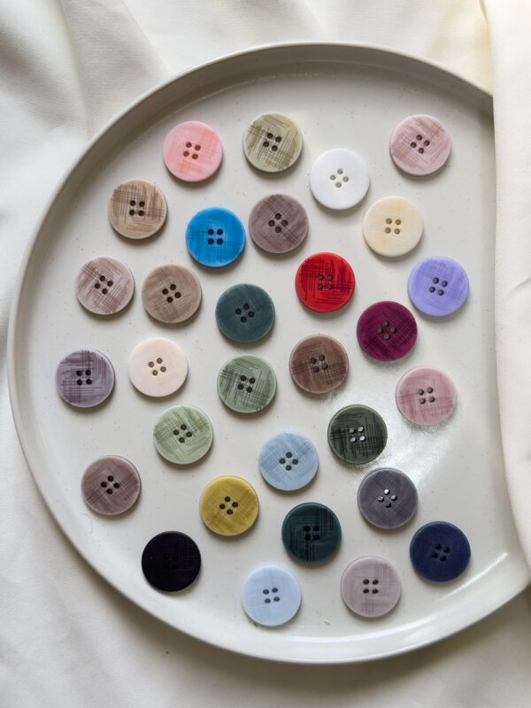 A Premium Collection of Colorful Polyester Buttons