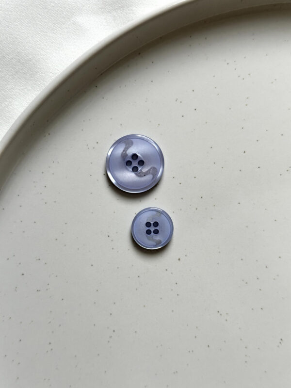 Premium Glossy Polyester Buttons for Craft and Design