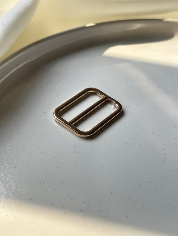 3cm Metallic Dual-Slot Strap Buckles – Shining Gold, Silver & Black | Wholesale & Retail - Image 4