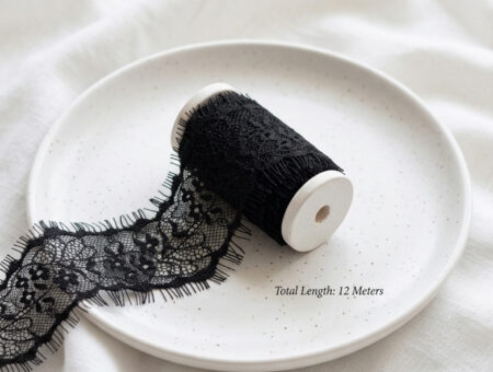 Premium White Eyelash Lace Trim