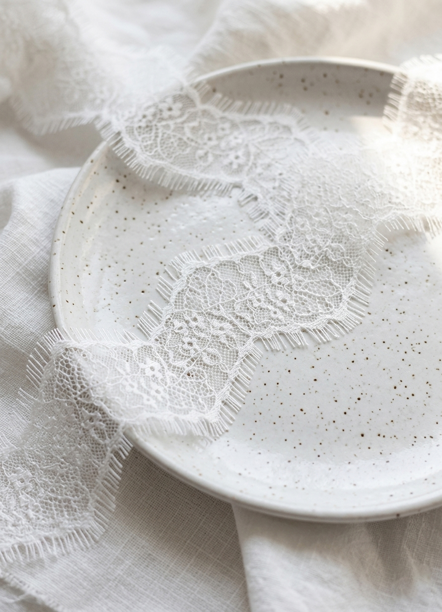 Premium Eyelash Lace Trim Collection – 8cm Wide Floral Design | Available in Black & White | Beautymond - Image 5