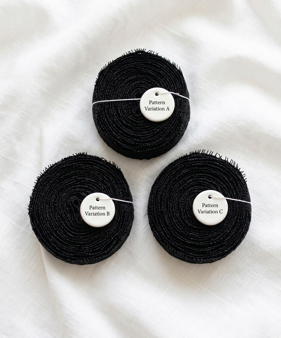 Premium Eyelash Lace Trim Collection – 8cm Wide Floral Design | Available in Black & White | Beautymond - Image 8